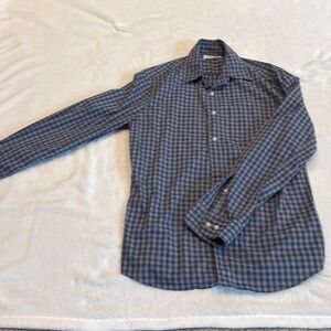 Sonoma blue and gray long sleeve button up Size S